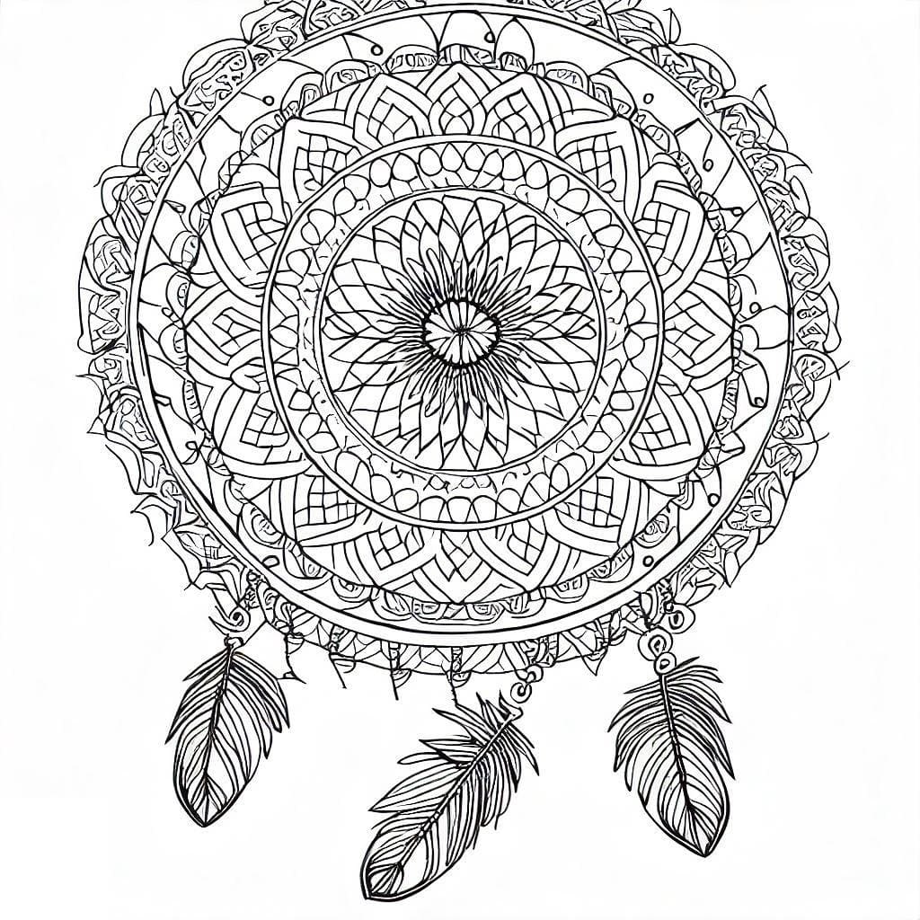 Mandalas Attrape rêves 49